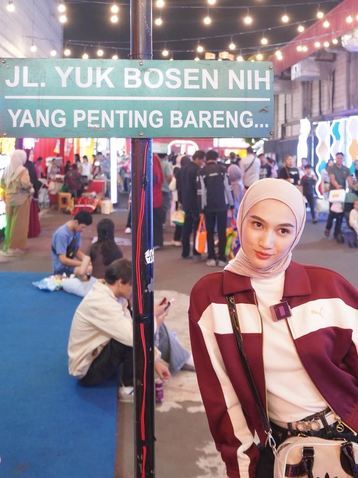Melody Laksani menikmati malam di PRJ