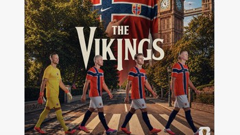 Apakah sang Viking Norwegia mampu menaklukkan Inggris? Foto: X.com