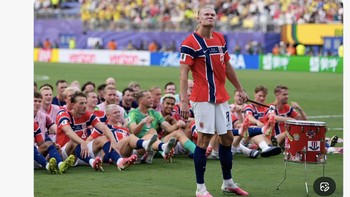 Akun ini mendukung Norwegia dengan alasan jangan sampai selebrasi khas ini menghilang dari arena Piala Dunia 2026. Foto: X.com
