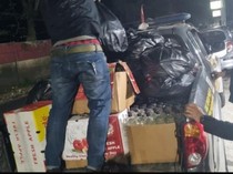 Polisi Sita 1.134 Botol Miras Ilegal Saat Razia di Ciseeng Bogor