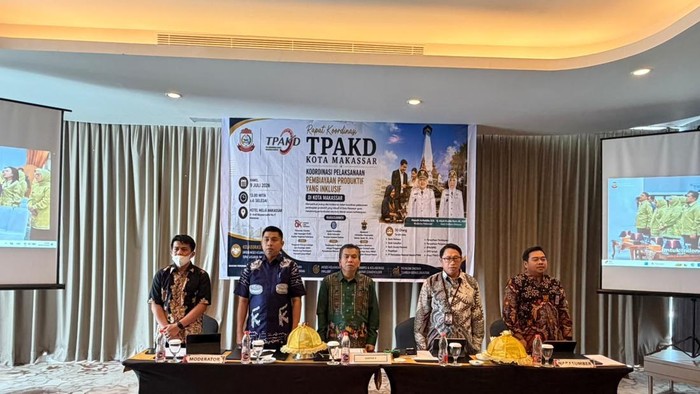 Rapat Koordinasi TPAKD Kota Makassar.