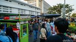 Trotoar Kota Tua Dipenuhi PKL, Akses Pejalan Kaki Menyempit di Akhir Libur Sekolah
