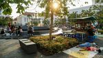 Trotoar Kota Tua Dipenuhi PKL, Akses Pejalan Kaki Menyempit di Akhir Libur Sekolah