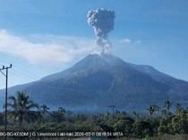 Gunung Lewotobi Kembali Meletus Pagi Ini, Tinggi Kolom Abu 1.000 Meter