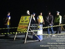 Jalinteng Palembang-Lubuklinggau Amblas, Polisi Alihkan Arus