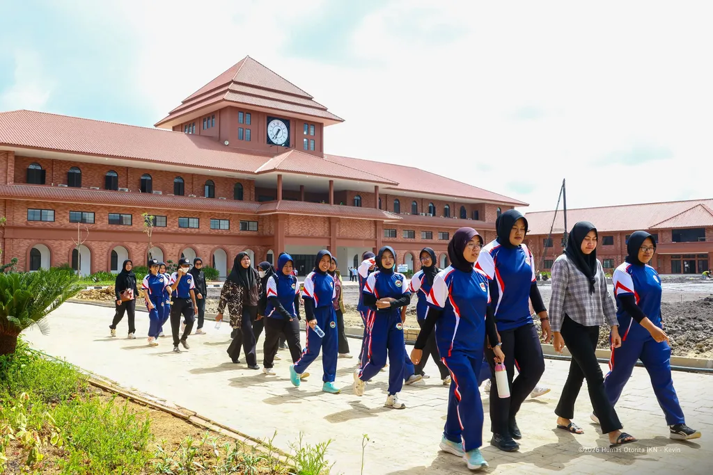 Angkatan pertama SMA Taruna Nusantara Kampus Ibu Kota Nusantara (IKN) mulai tiba di Nusantara pada Kamis (9/7/2026). Angkatan pertama SMA Taruna Nusantara Kampus Ibu Kota Nusantara (IKN) mulai tiba di Nusantara pada Kamis (9/7/2026). (Dok. Humas Otorita IKN)