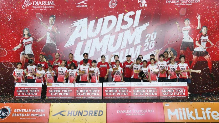 Audisi PB Djarum 2026 di Pekanbaru tuntas. Sebanyak 15 atlet muda menerima Super Tiket pada hari terakhir penyelenggaraan.
