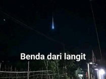 Heboh Kilatan Cahaya Misterius di Langit Majalengka