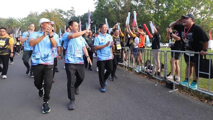 Kapolda Sumsel & Forkopimda Sapa Ribuan Peserta Sumsel Bhayangkara Run