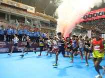 Ribuan Warga Palembang Ramaikan Sumsel Bhayangkara Run 2026