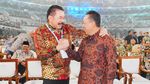 Potret 5 Pimpinan Lembaga Curi Perhatian, Kompak Berbatik di Harkopnas