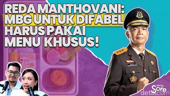 Video: Reda Manthovani Bicara Syarat Khusus Menu MBG untuk Kaum Difabel