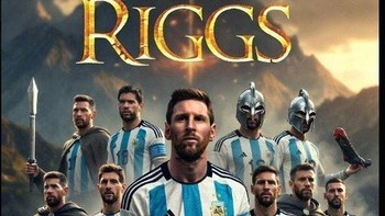 Timnas Argentina makin banyak haternya, ada meme Lord of The Riggs, jagonya ngatur hasil pertandingan. Begitulah tuduhannya. Foto: X.com