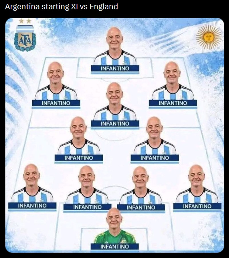 Meme Argentina Vs Swiss di Piala Dunia 2026