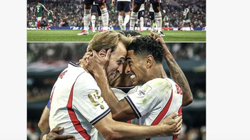 Dari 13 gol yang dicetak Inggris di Piala Dunia 2026, 12 di antaranya dicetak Harry Kane atau Jude Bellingham. Foto: X.com
