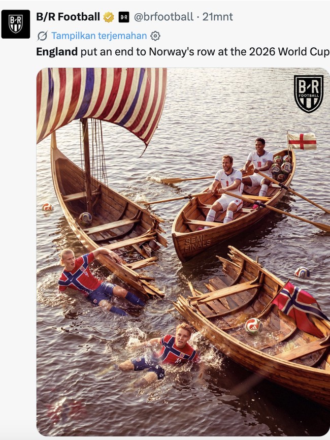 Inggris Libas Norwegia, Bellingham dan Sorloth Jadi Lakon