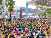 Kemeriahan Sumsel Bhayangkara Run Saat 8.035 Peserta Capai Finish