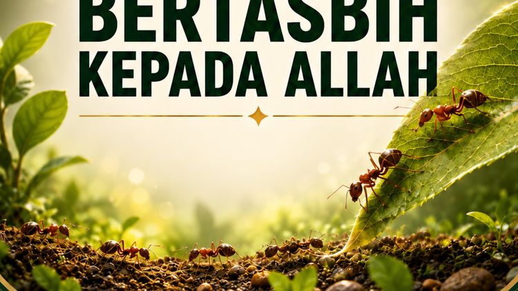Semut Bertasbih kepada Allah SWT