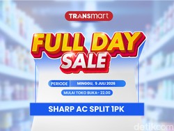 AC Split 1 PK Sharp Hemat Jutaan Rupiah di Transmart Full Day Sale