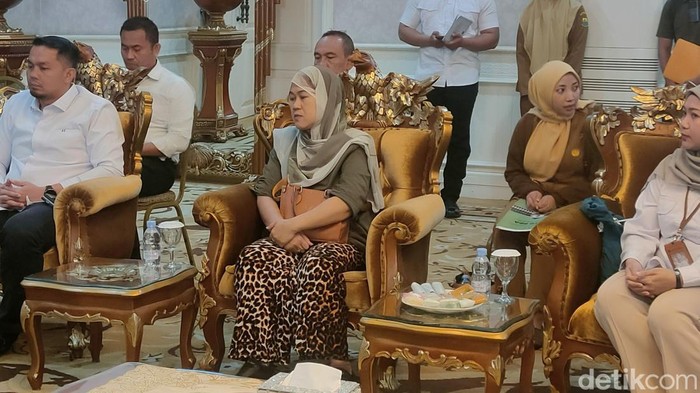 Ai Juariah saat berada di Aula Garuda Pendopo Cianjur