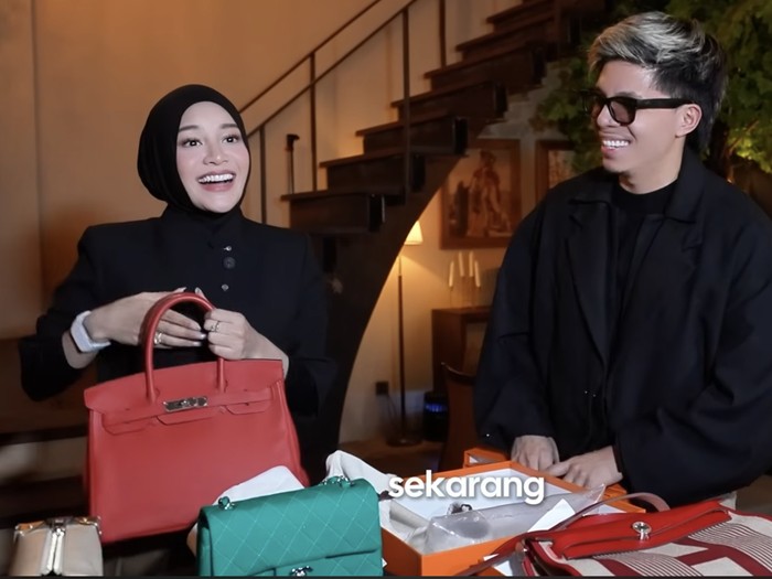 Aurel Hermansyah dapat tas 3 di hari ulang tahun