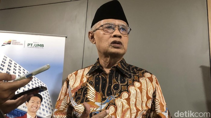 Ketua Umum PP Muhammadiyah, Haedar Nashir di Prime UMY Hotel Convention & Dormitory, Bantul, Senin (13/7/2026) malam.