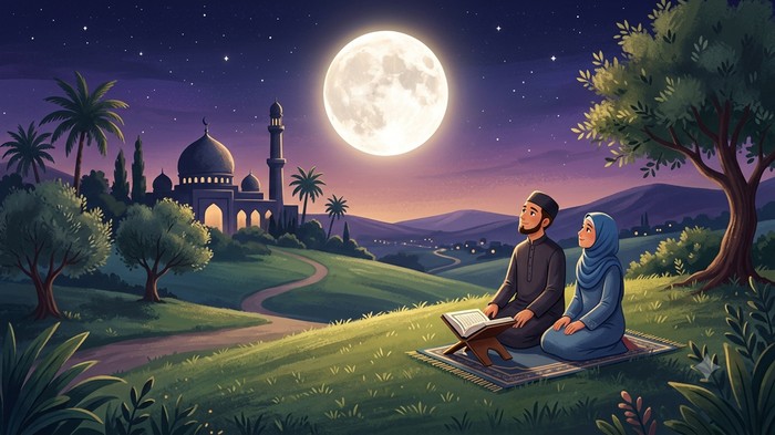 Ilustrasi puasa Ayyamul Bidh.