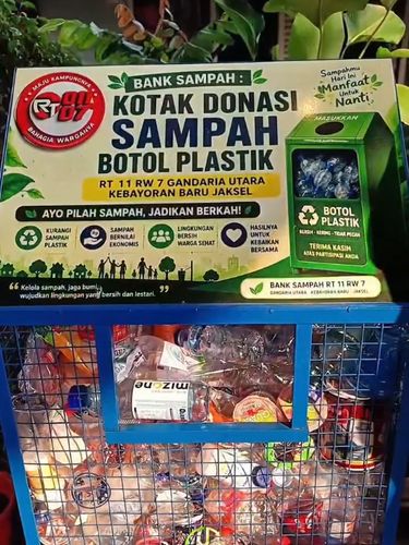 Inspiratif! Aksi warga RT 11 RW 07 Gandaria Utara, Kebayoran Baru, Jaksel, kelola sampah dapur pakai gerobak listrik. Dalam 6 jam, limbah sukses jadi kompos siap pakai.