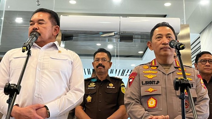 Pertemuan Kapolri Jenderal Listyo Sigit dan Jaksa Agung ST Burhanuddin
