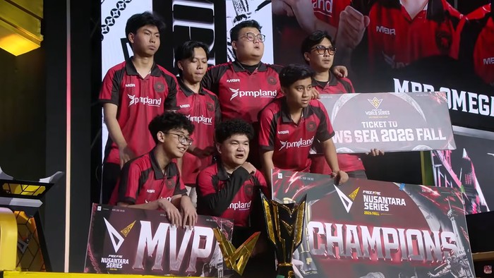 Gelaran Free Fire Nusantara Series (FFNS) 2026 Fall telah berakhir. Tim yang berhasil menjadi juaranya ialah MBR Omega.