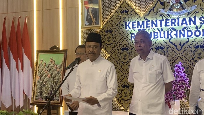 Menteri Sosial Saifullah Yusuf atau Gus Ipul (Mulia/detikcom).