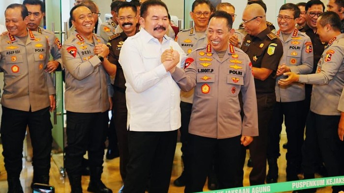 Pertemuan antara Kapolri dan Jaksa Agung di Kantor Kejagung (dok. Istimewa)