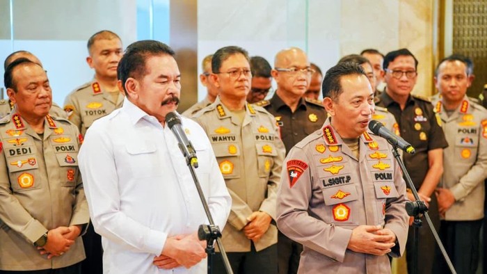 Pertemuan antara Kapolri dan Jaksa Agung di Kantor Kejagung (dok. Istimewa)