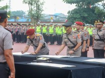 24 PJU dan Kapolres Se-Polda Sumut Dilantik