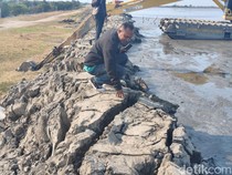 Tanggul Lumpur Lapindo Titik 10.D Retak-retak, Khawatir Bisa Jebol!
