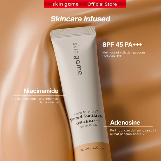Tinted Sunscreen Glowing