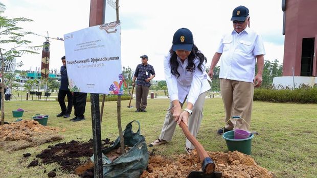 Wakil Ketua Komisi VII DPR RI Rahayu Saraswati Djojohadikusumo melakukan Kunjungan kerja Komisi VII DPR RI ke IKN pada Jumat (10/07/2026). (Dok. OIKN)