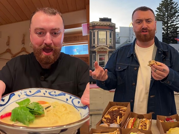 Sam Smith buka akun TikTok @sam.served khusus kuliner