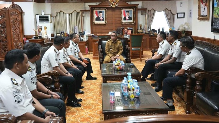 Audiensi jajaran Lapas Bontang ke Pemkab Kutim untuk membahas urgensi pembangunan lapas di Kutim. (Istimewa)