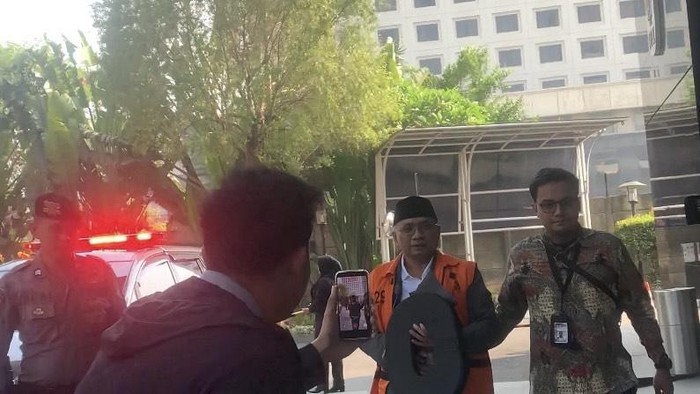 Eks Menag Yaqut Cholil Qoumas jalani pemeriksaan di KPK (Mulia/detikcom)