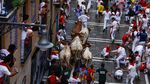 Festival San Fermin Tetap Ramai Meski Lari Banteng Picu Cedera