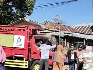 Viral Emak-emak Adang Truk LPG di Bima, Ini Penjelasan Pertamina