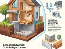 Infografis: Rayap Tanah vs Rayap Kayu, Mana yang Paling Berbahaya untuk Rumah?