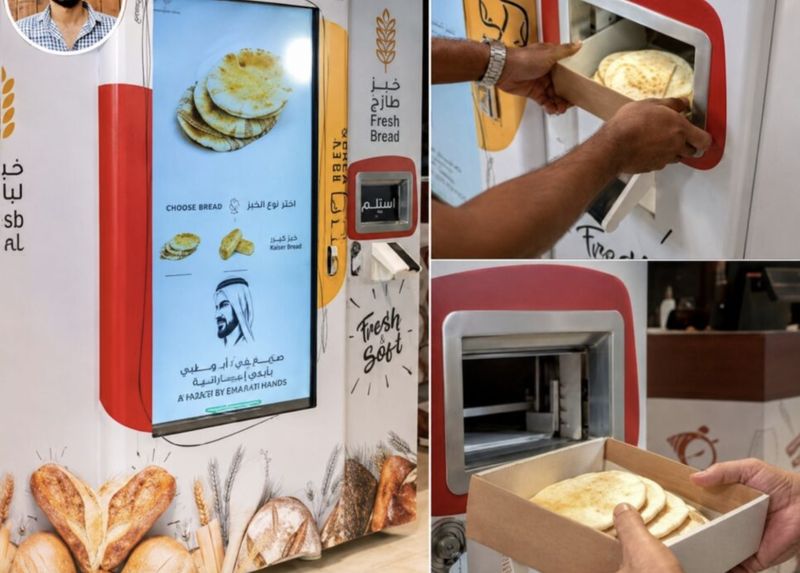 Keren! Dubai Punya Mesin Roti Gratis 24 Jam, Warga Tinggal Tekan Tombol Keren! Dubai Punya Mesin Roti Gratis 24 Jam, Warga Tinggal Tekan Tombol