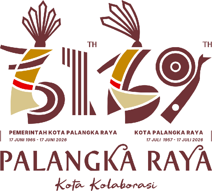 Logo Hari Jadi Pemerintah Kota Palangka Raya ke-61 serta Hari Jadi Kota Palangka Raya ke-69. (Laman Pemko Palangkaraya)