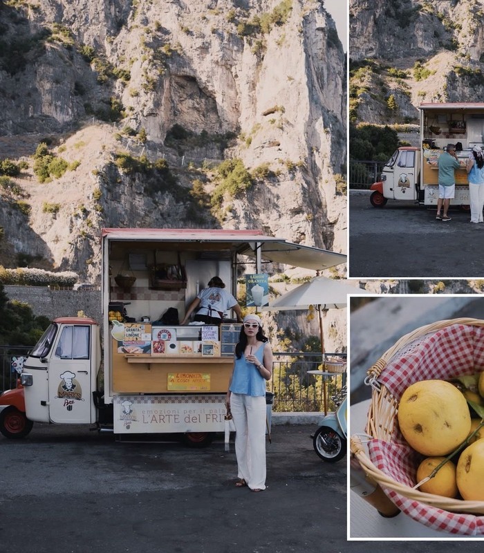 Medina Dina Liburan ke Italia Bareng Gading Marten, Makan Gelato hingga Pasta