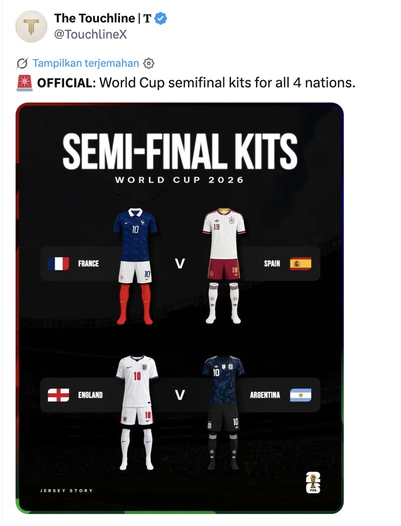 Meme semifinal Piala Dunia