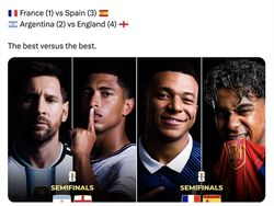 4 Raksasa Jumpa di Semifinal Piala Dunia 2026, Absolute Cinema