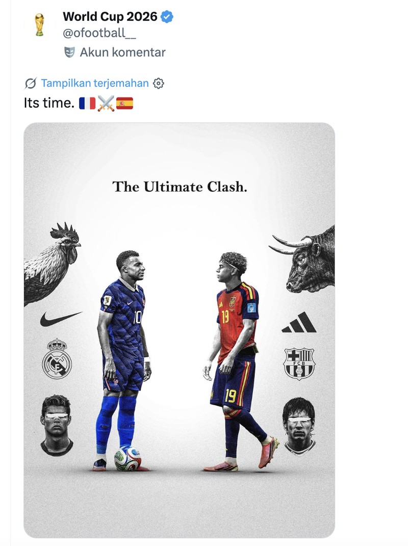 Meme semifinal Piala Dunia
