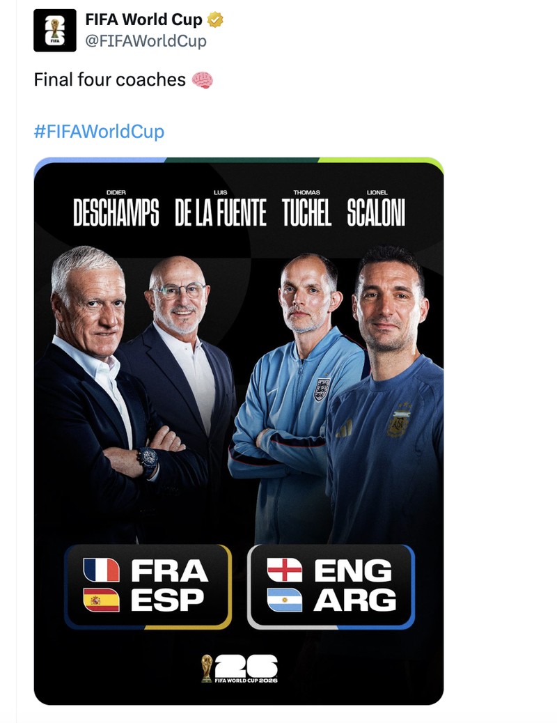 Meme semifinal Piala Dunia